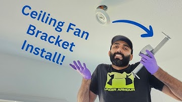 Replacing A Light Fixture With A Ceiling Fan Bracket!