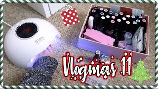 UÑAS DE GEL EN CASA.. PROBE LA MAQUINA DE ALIEXPRESS? Vlogmas 11, 2019 - Caro Trippar видео