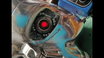 Terminator T-800 Eyes Head 3d print model scale 1:1 Parte_4