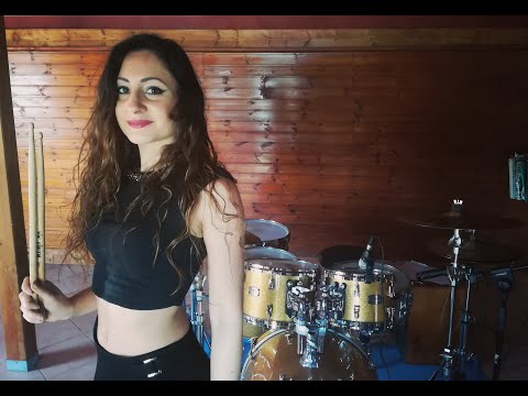 IRON MAIDEN - WASTED YEARS - DRUM COVER by CHIARA COTUGNO