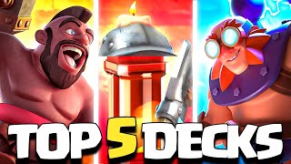 TOP 5 DECKS from the BEST PLAYERS IN THE WORLD! 🏆 — Clash Royale