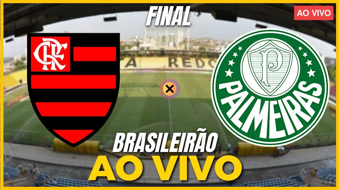 Flamengo x Palmeiras hoje às 11h; onde assistir ao vivo e escalações