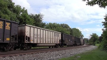 CSX E721 in Hi Def at Shenandoah Junction,WV on 8/24/14