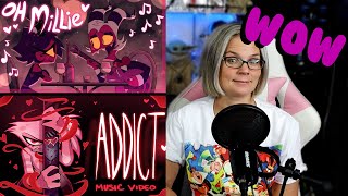 ADDICT and OH MILLIE (HAZBIN HOTEL & Helluva Boss) Reaction