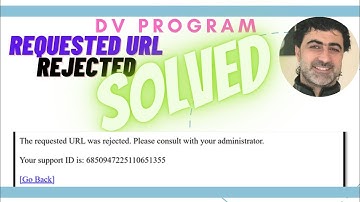Requested URL Rejected SOLVED