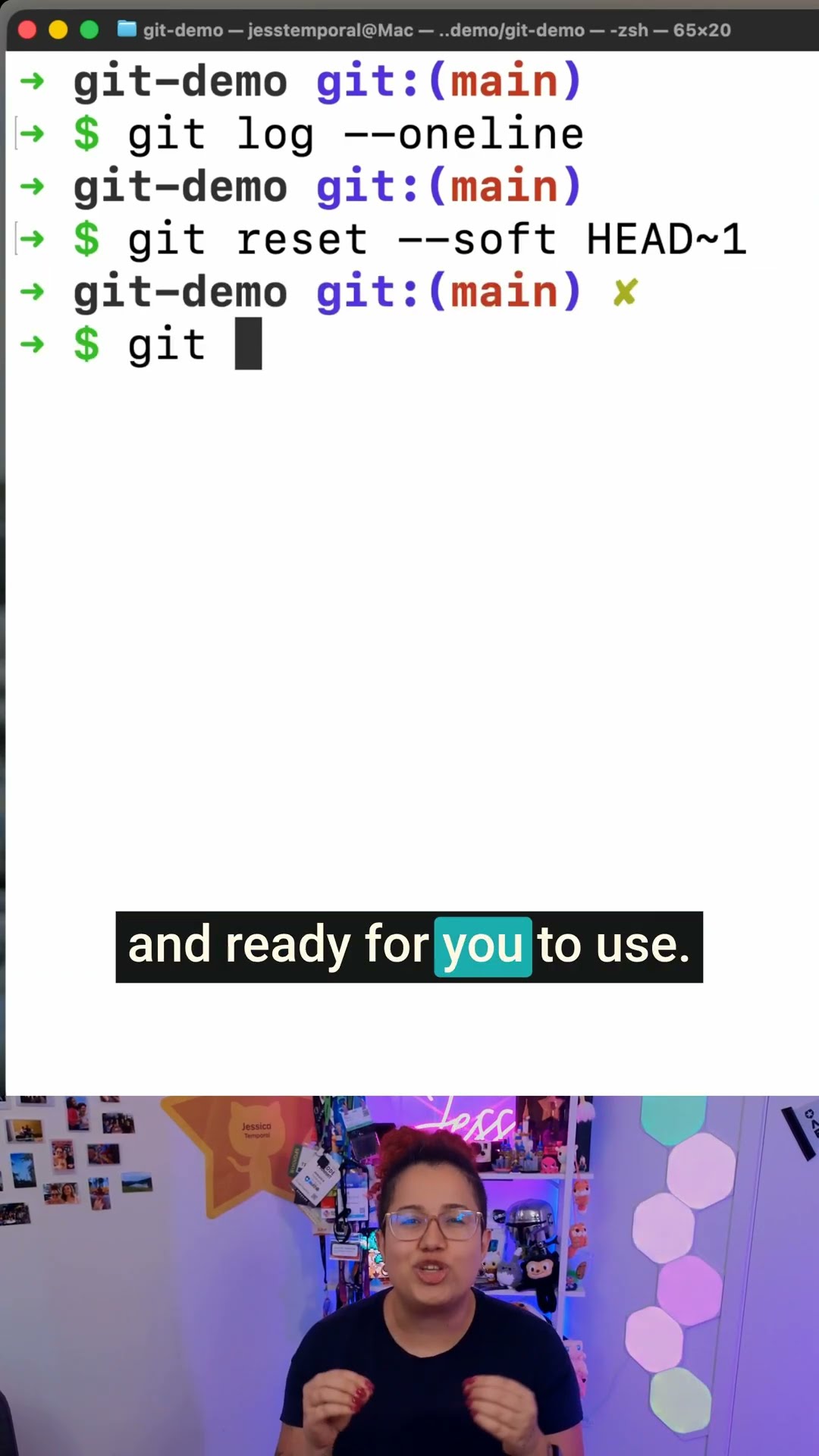 git reset --soft: undo a commit without losing your changes