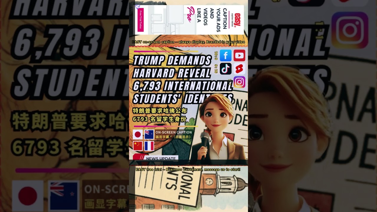 Trump Demands Harvard Reveal 6,793 International Students' Identities