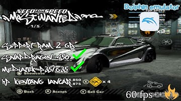 Config Settingan Smooth NFS Most Wanted 60FPS | Dolphin Emulator Android 