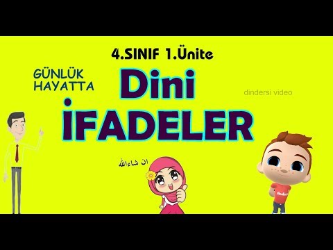 Günlük hayatta dini ifadeler-din kültürü ve ahlak bilgisi 4.sınıf