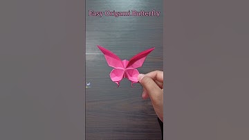 Quick and Easy Origami Butterfly Tutorial 🦋✨ #origami