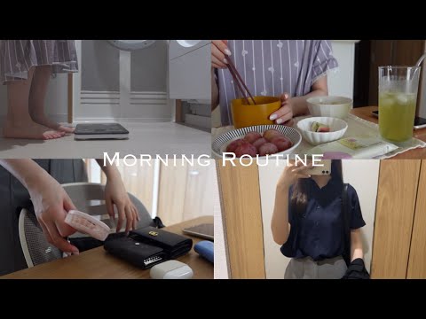 Morning routine |朝が弱い社会人4年目🥱平日のモーニングルーティン