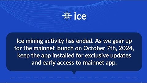 ICE mining app new Update 7th October mainnet lounch 2024 #freeairdrop #miningapp #onlineearning