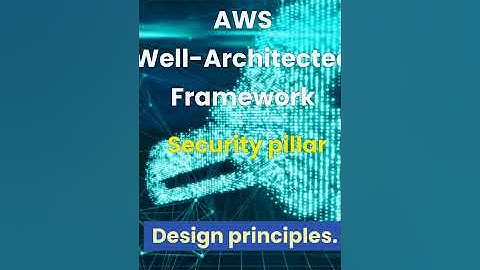 aws well architected framework security pillar