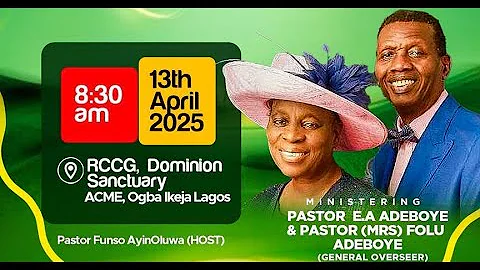 PASTOR E.A ADEBOYE VISIT RCCG DOMINION SANCTUARY - DIVINE VISITATION