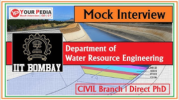 Water Resource Engineering | IIT Bombay | Direct PhD | Mock Interview | CIVIL | Post GATE Counseling