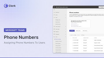 How to Assign Phone Number for Calling in Microsoft Teams