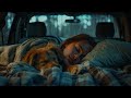 3 Hours Rain Sounds in Car with Sleeping Girl &amp; Dog | Cozy Night Ambience for Deep Sleep, Relaxation
