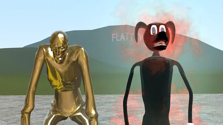 GOLD SCP-096 VS CARTOON JERRY!! Garrys Mod Sandbox