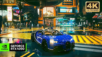 [4K] Cyberpunk RTX 4090 INSANE PATH TRACING and Reshade - STUNNING Realistic Graphics | 200+ Mods