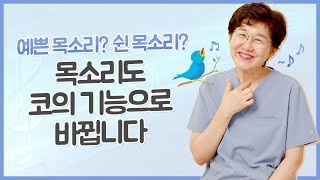 쉰 목소리 갈라지는 목소리! 해결하려면 코의 기능을 살피세요 ft. 예쁜 목소리 관리