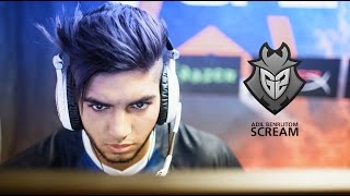 CSGO ScreaM playing on Mirage 2017