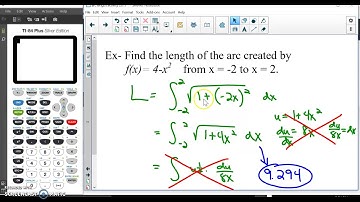 Arc length using Definite Integral
