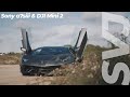 Social Media Ad shot on Sony A7Siii & DJI Mini 2 - Lamborghini Aventador SVJ