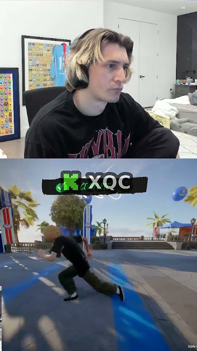 xQc Tries Skate 4 and Instantly Breaks the Game