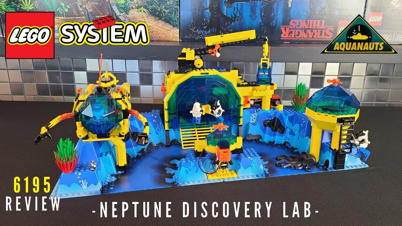 LEGO Aquazone Neptune Discovery Lab One of the Best Old School Sets Made? - YouTube