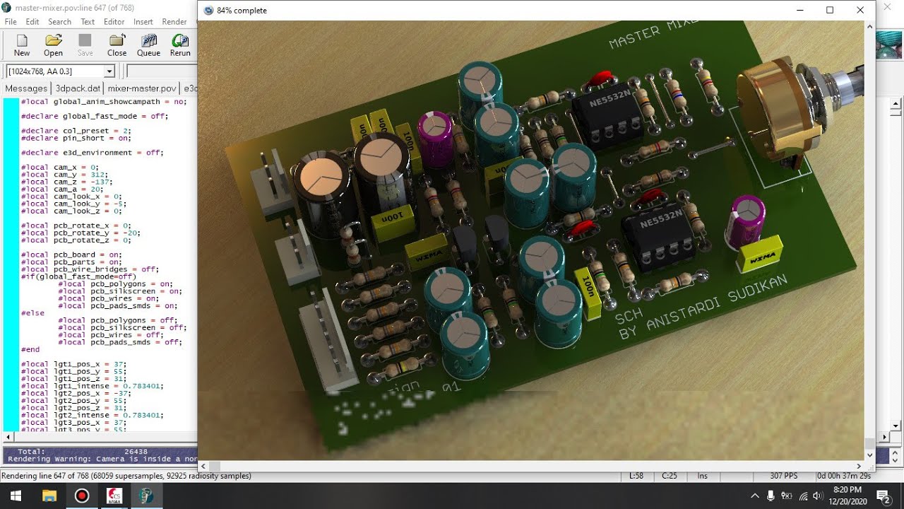 HDRI  Megapov 1.2.1   povray 3 6 1c  dan Eagle