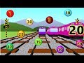 Learn to Count to 30 with Train for Kids | 電車踏切知育アニメ