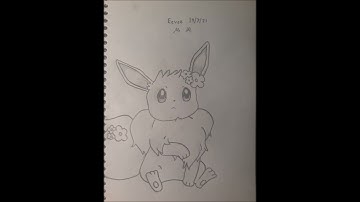 Eevee Drawing Time Lapse
