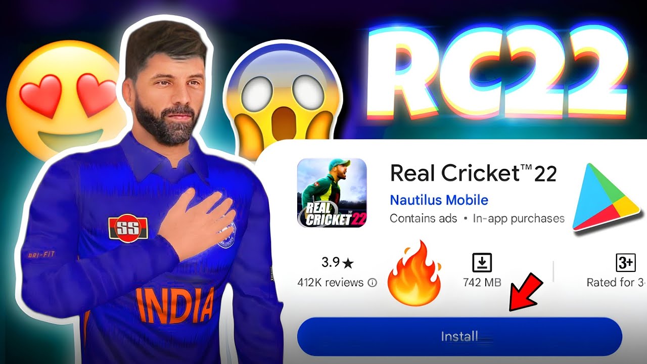 Can I Play RC22 In 2024 ??💀 | Real Cricket 22 | How To Play Real ...