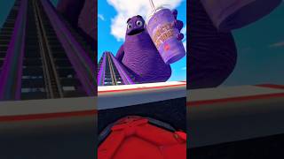 Grimace Shake Attack Roller Coaster