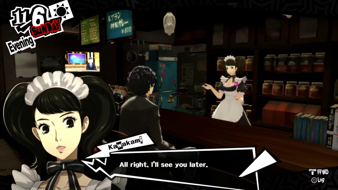 Persona 5 - How to make Kawakami Cook Curry for You! HQ - YouTube