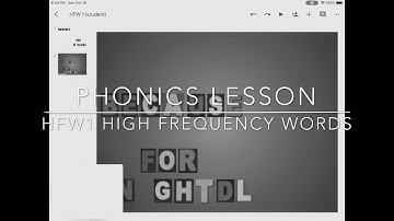 Practice spelling high frequency words (3rd Grade HFW 1 Fountas & Pinnell)