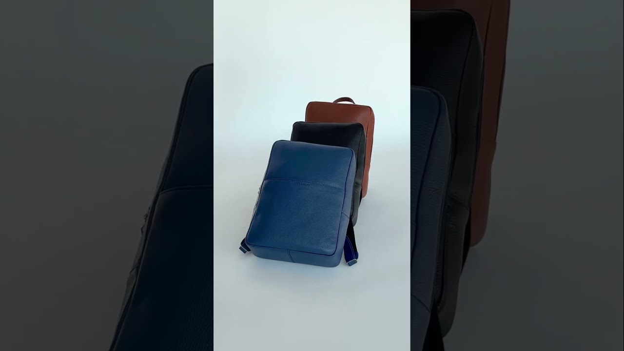 The Slim Backpack: Our sleek, travel ready leather backpack is now available in two new colours!