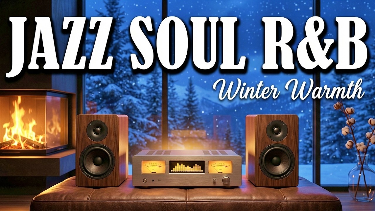 Smooth Jazz & Soulful R&B – Cozy Winter Night for Deep Focus & Warm Relaxation