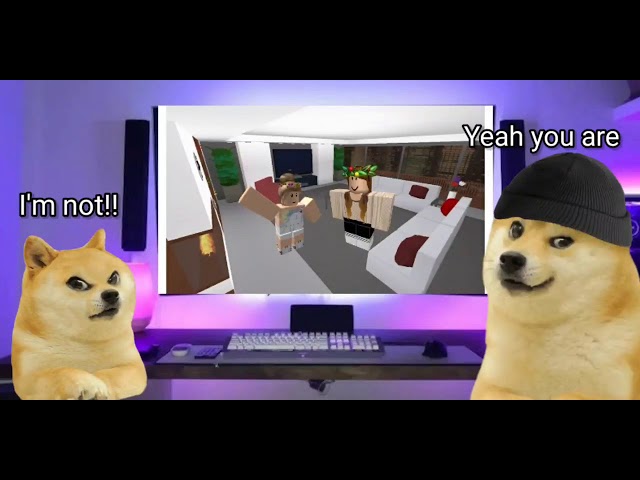 Doge Cheats On His Roblox Gf Youtube - hacker doge roblox