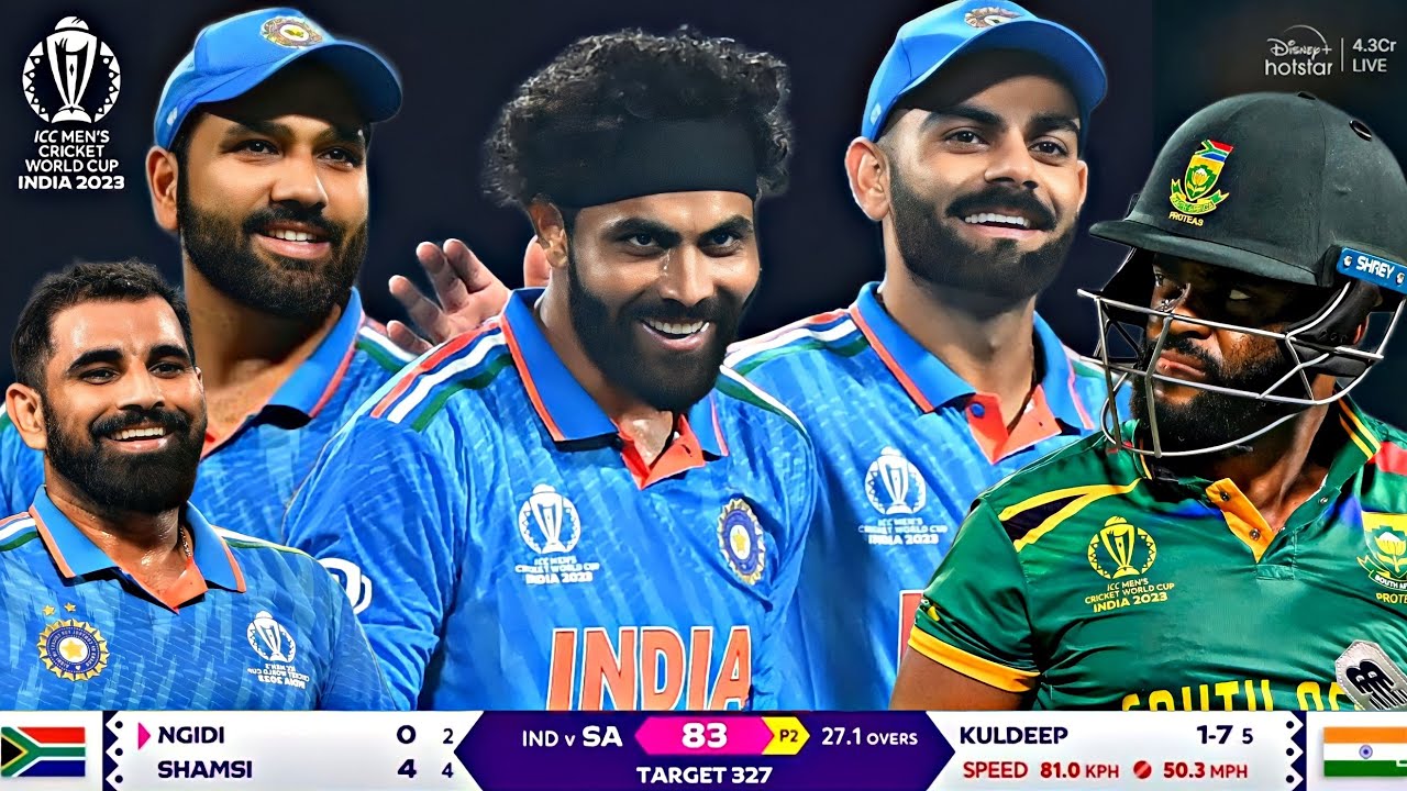 Ind Vs Sa World Cup 2023 Full Highlight Video India Vs South Africa 