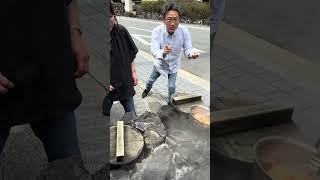 Cooking eggs using volcano steam! 🇯🇵🥚🌋 #4kwalk #japan #volcano #geyser #breakfast #eggs #foodie