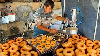 Famous Donut Master! Grandpa Making the Best Donuts | Thai Street Food
