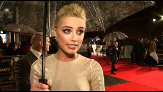 The Rum Diary London premiere - Amber Heard interview