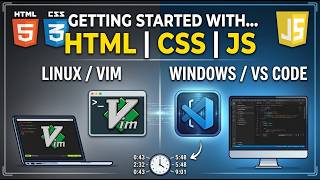 Getting Started with Web Development (HTML, CSS & JS) on Linux & Windows