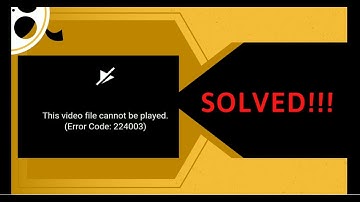 Fix This Video File Cannot Be Played Error Code 224003? | Tutorial Guide | Rescue Digital Media
