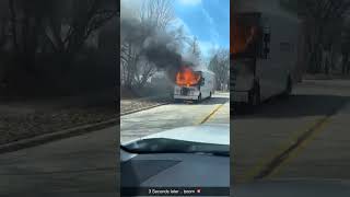 Rockford Scanner: Delivery Truck Catches Fire in Rockford, Illinois