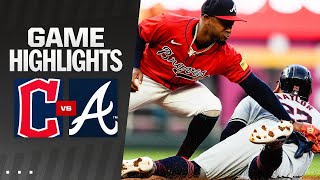 Guardians vs. Braves Game Highlights (4\/26\/24) | MLB Highlights