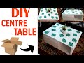 DIY Centre Table || Best Use of Cardboard || With Storage space