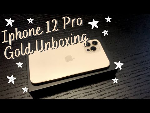 Iphone 12 Pro Gold Unboxing