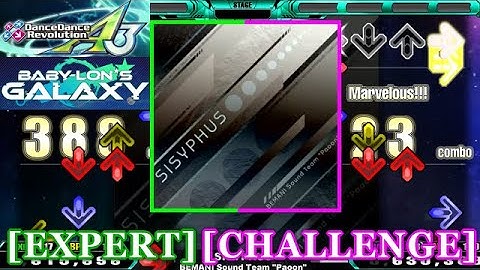 【DDR A3】 SISYPHUS  [EXPERT / CHALLENGE] 譜面比較 Comparison